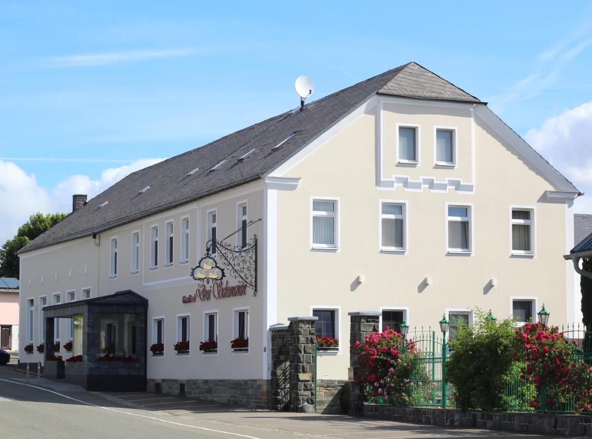 Gasthof Drei Schwanen Langenwetzendorf Exterior foto